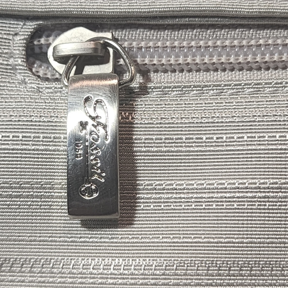 Fossil Gray / Silver Small Bag 10 x 5.5 x 1 - Picture 9 of 10